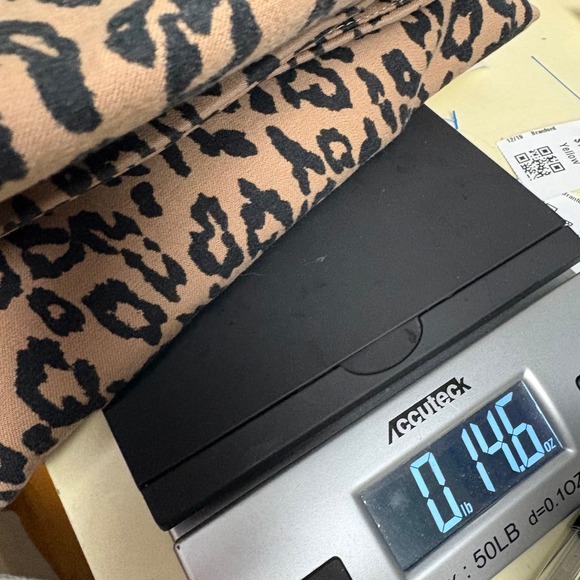 Banana Republic Sloan Pant Leopard Animal Cheetah Print Size 6 Stretch Tan Black - Picture 7 of 7